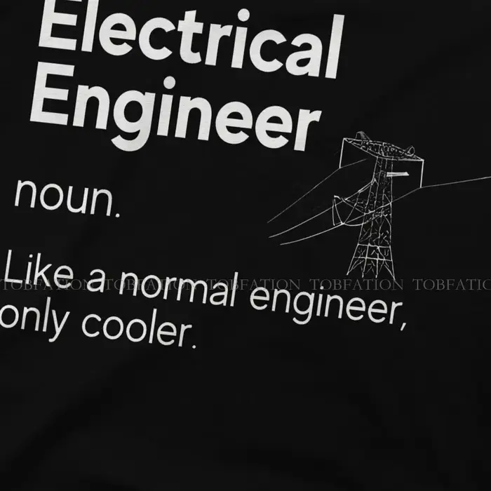 Définition Geek t-shirt Unique ingénieur électricien électrique confortable idée cadeau créative