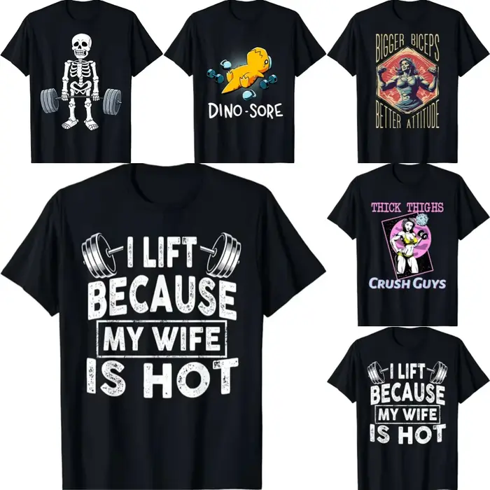 T-shirt de Sport tendance crâne pour hommes et femmes