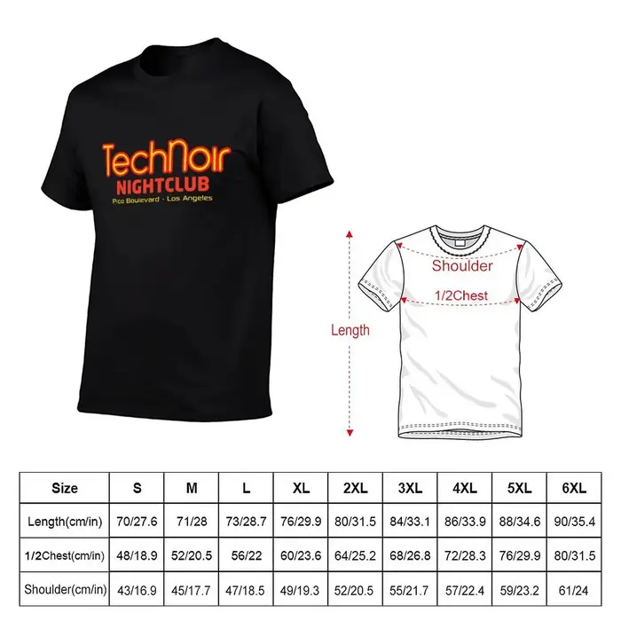 T-shirt Tech Noir Nightclub