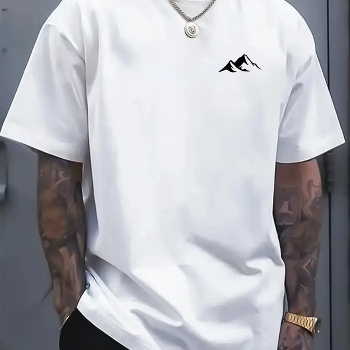 T-shirt d'été pour homme adulte 100% coton pur
