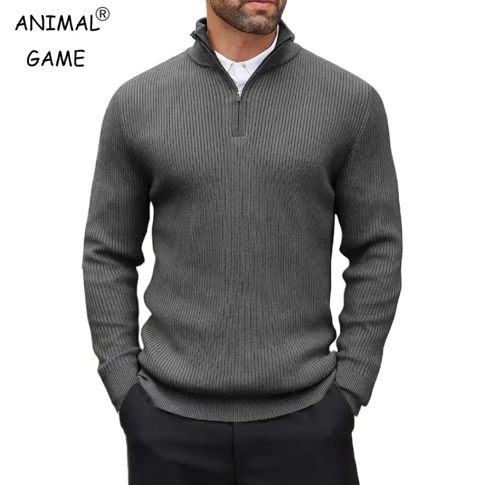 Pull à fermeture éclair pour hommes