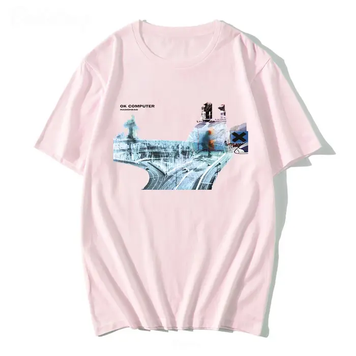 Radiohead-T-shirt Hip Hop pour hommes et femmes