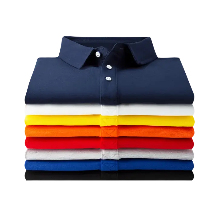 Haut de gamme polo shirt personnalisé été manches courtes impression icône logo revers t
