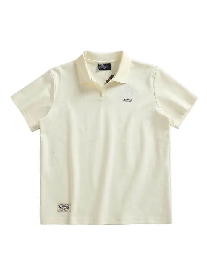 Polo imprimé double tricotage 320 g/m² de qualité supérieure pour homme – Classique