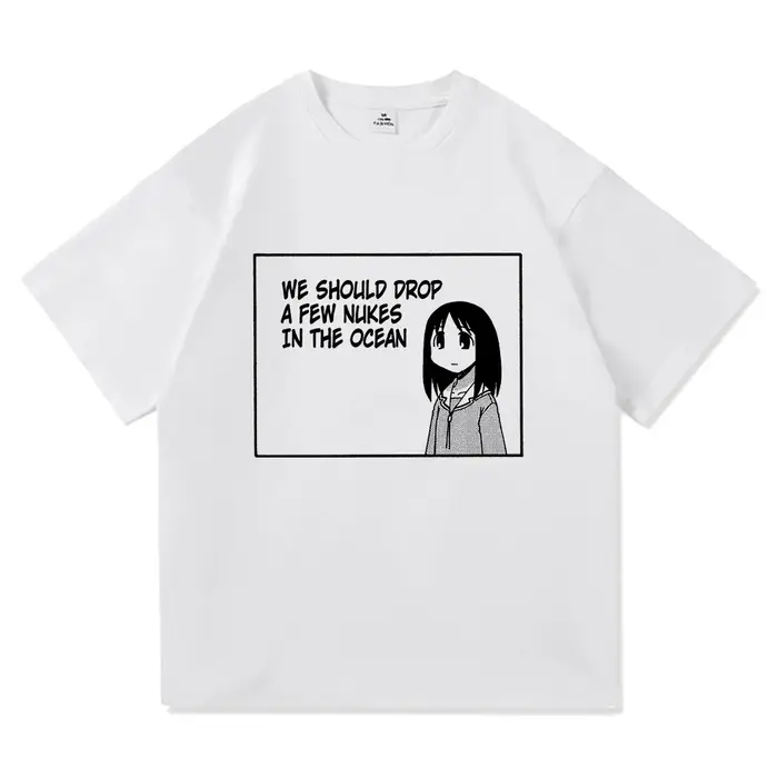 Azumanga Daioh t-shirt mode hommes/femmes Harajuku mignon Anime fille citation t-shirt unisexe Vinta