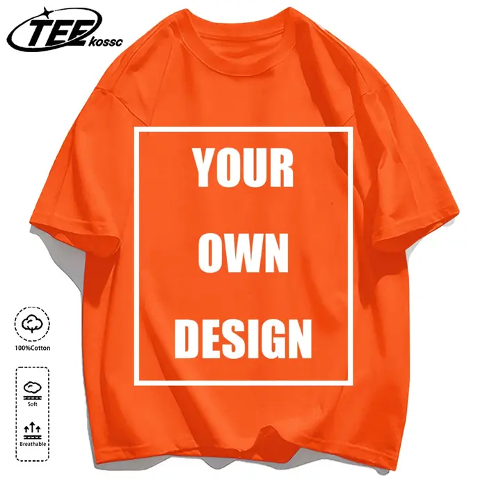 T-shirt personnalisé pour homme 100% coton