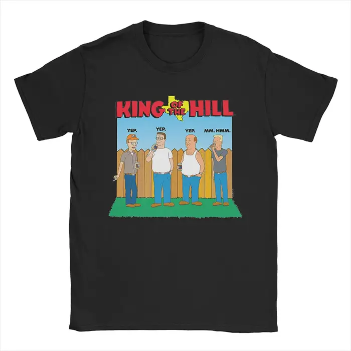 Kings of The Hills Bobby Hills Anime imprimé t-shirt pour hommes femmes coton t-shirt vêtements
