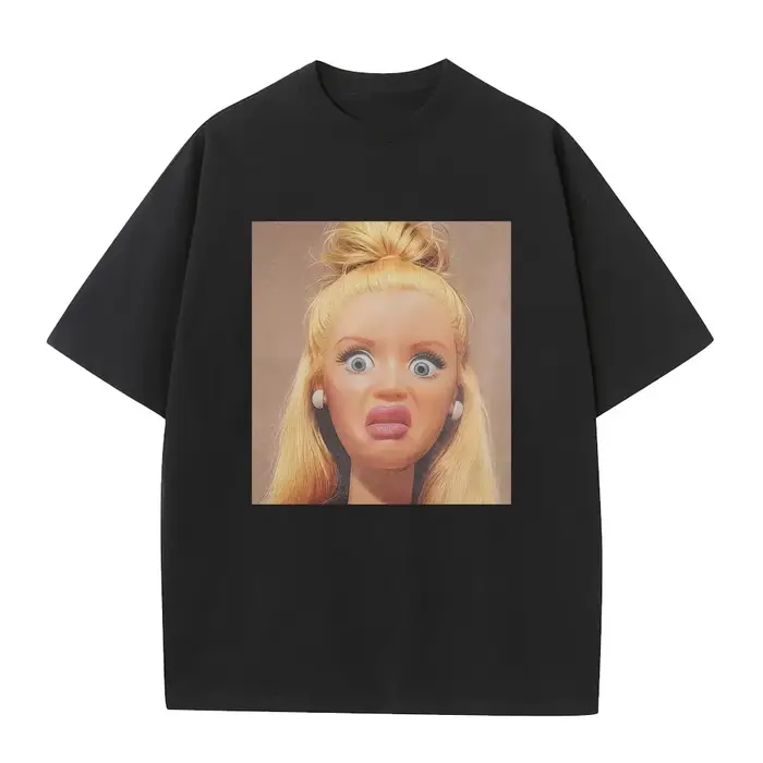 T-shirt humoristique et dégoûtant avec motif de poupée Meme, T-shirts en coton de haute qualité pour