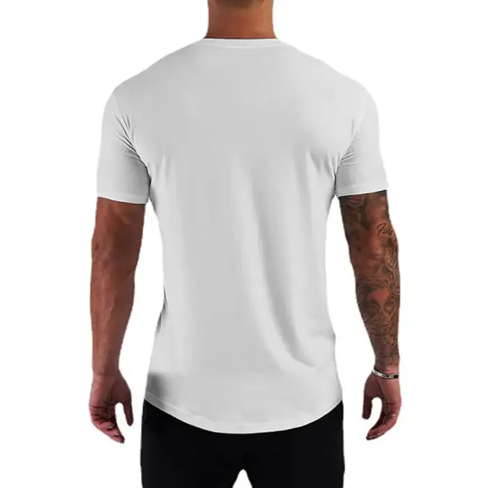 T-shirts de course d'été en coton respirant