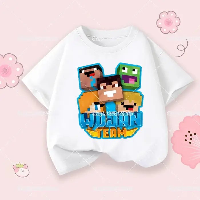 T-shirts imprimés de l'équipe Wojan pour enfants