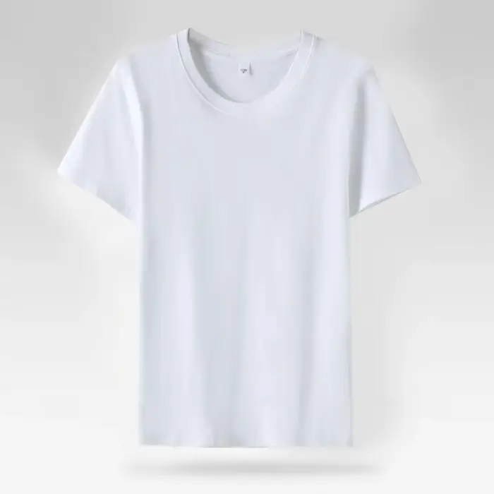 T-shirt manches courtes femme blanc, estival et décontracté, en coton, pour fille et dame, 100%, 202