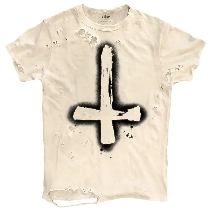 T-shirts graphiques déchirés hommes T-shirt Vintage été décontracté