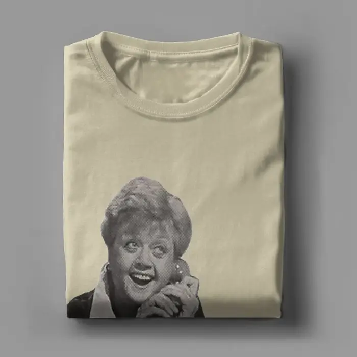 Hommes meurtre elle écrit Fletcher t-shirt pur coton vêtements drôle à manches courtes col rond T-Shirts graphiques