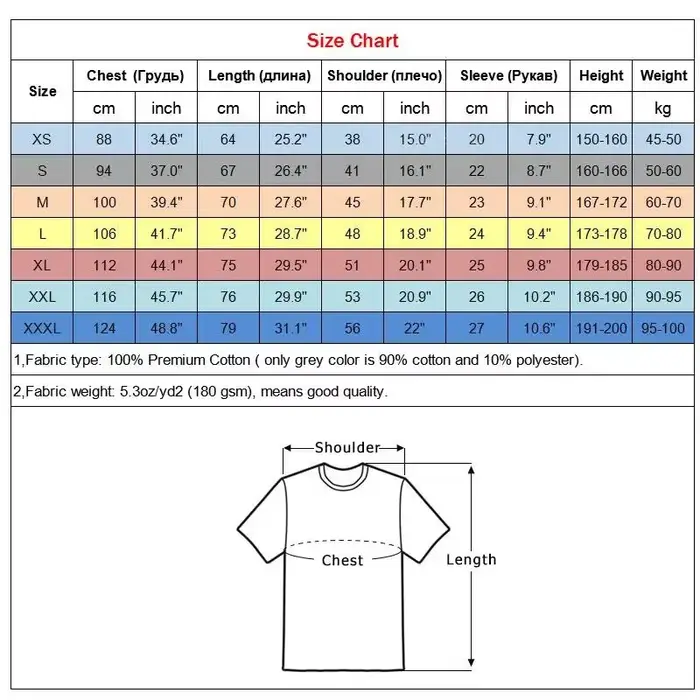 T-shirt Classique en Pur Coton pour Homme Adulte