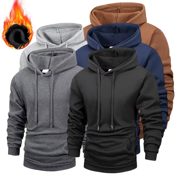 Hommes polaire pull à capuche unisexe automne hiver sweat