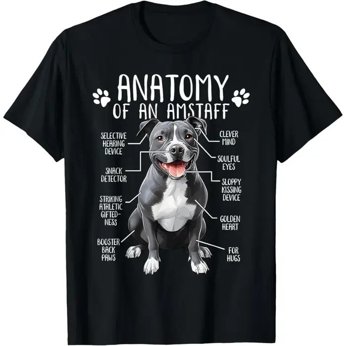 Drôle Staffordshire Bull Terrier amant mignon chien Photo t-shirts hommes coton Humor Streetwear à manches courtes unisexe vêtements amples