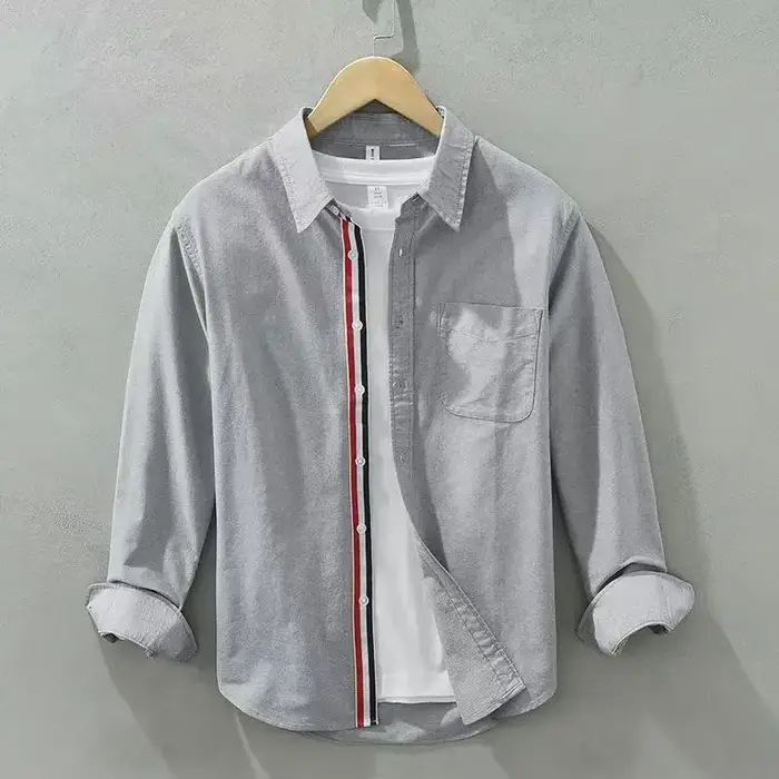 Chemise Oxford en coton pour homme 2026
