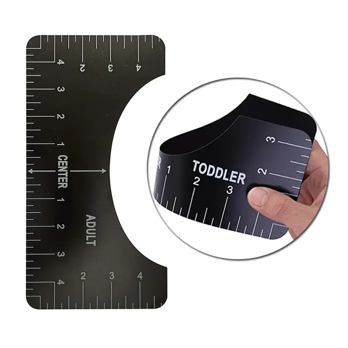 Règle de guidage de T-Shirt