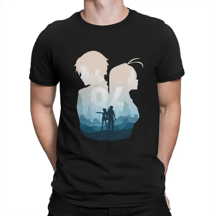 T-Shirt à Manches Courtes et Col Ras du Cou en Coton pour Homme
