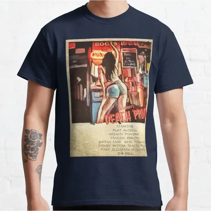 Death Proof Alternative 80s film vintage Pulp fiction T-shirt à manches courtes et col rond pour hommes grande taille hauts pour adultes S-6xl