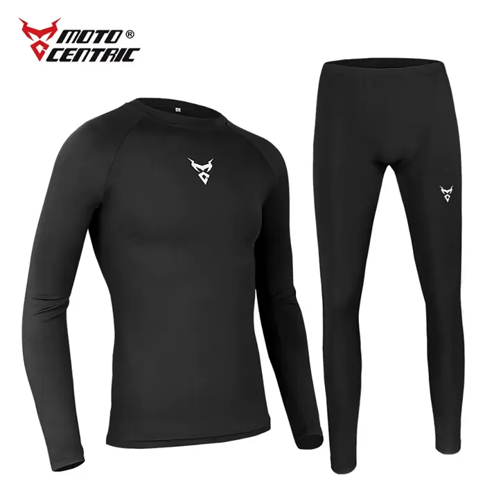 Moteur hommes t-shirt été respirant sous-vêtement thermique ensemble moto hiver chaud longs Johns Mo