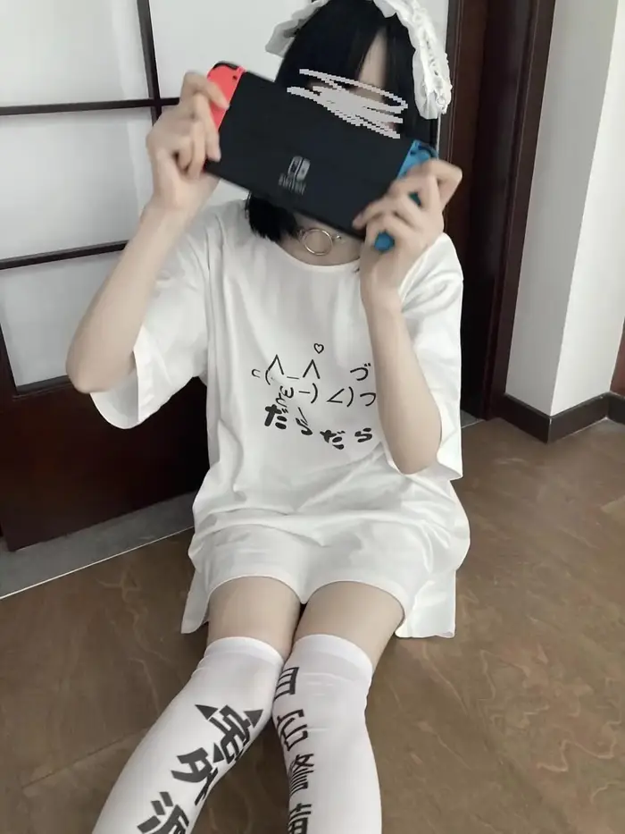 ZITEZHGO T-shirt mignon de dessin animé japonais pour filles