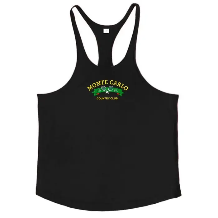 Chemises sans manches en coton pour hommes, Monte Carlo 1996 Country Club, décontractées, pour la gy