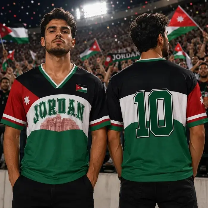 T-shirt de sport de football style Jordan été 2026 respirant