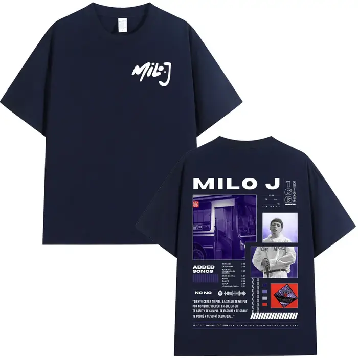 Rappeur Milo J 166 Album T-shirt hommes femmes mode Hip Hop
