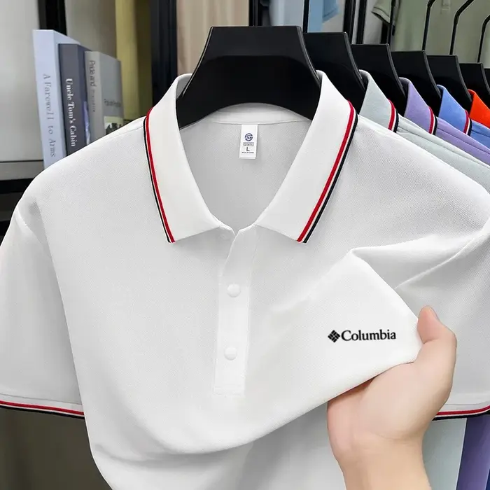 Nouveau Polo Décontracté Sportif Respirant pour Homme