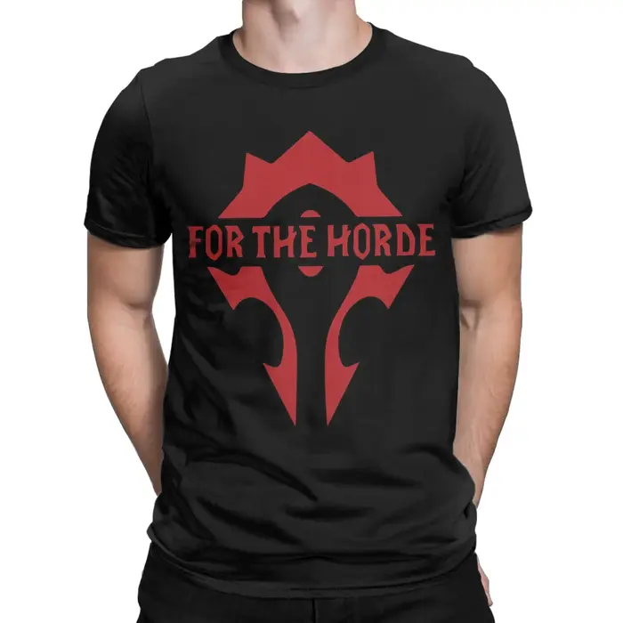 T-shirts pour hommes pour le monde de la Horde World of Warcraft