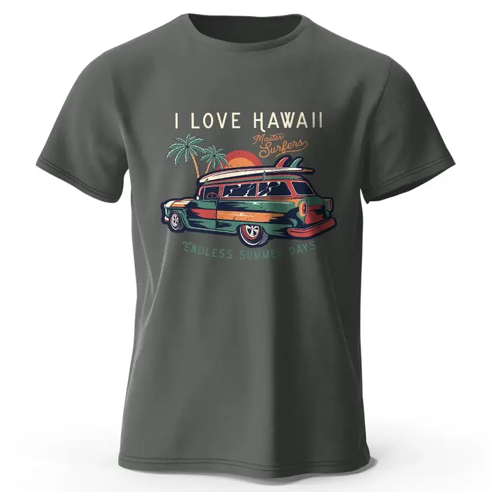 Vacances hawaïennes imprimé unisexe hommes femmes T-Shirt t-shirts hauts 100% coton Aloha fleur graphique Luau tenue de fête