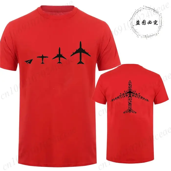 T-shirt Flying Up Airplane pour hommes et femmes