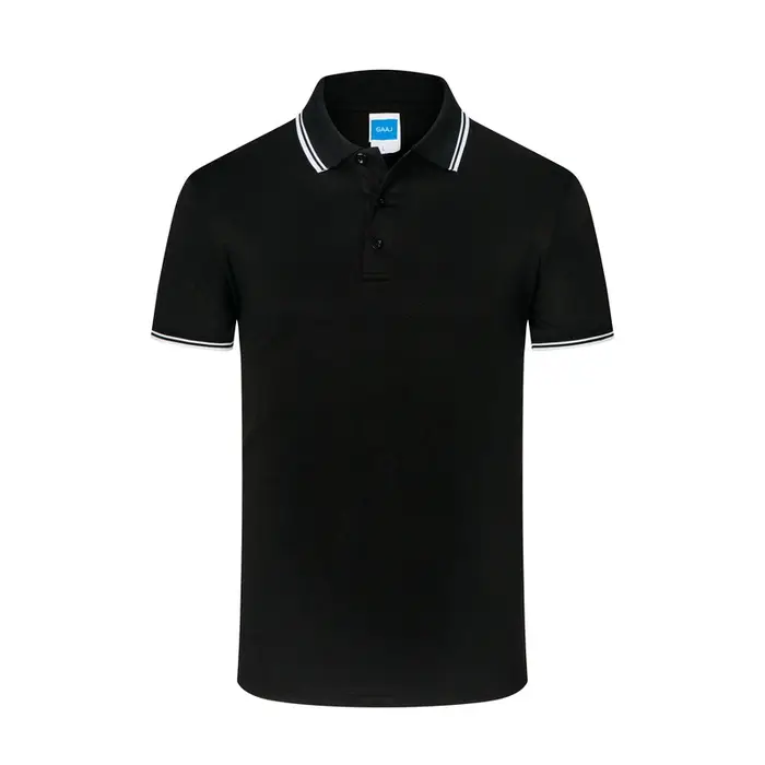 GAAJ - Polo Shirt Hommes Polos Homme Chemise D'été NOUS Célèbre Marque Coton À Rayures Courtes Vêtements