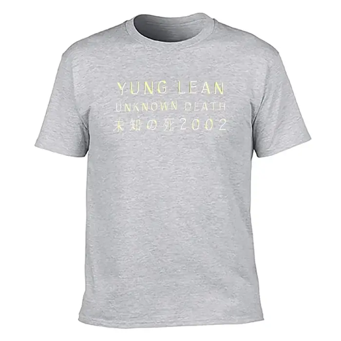 Yung Lean inconnu mort 2002 Album Tour Merch T-Shirt musique Hip Hop