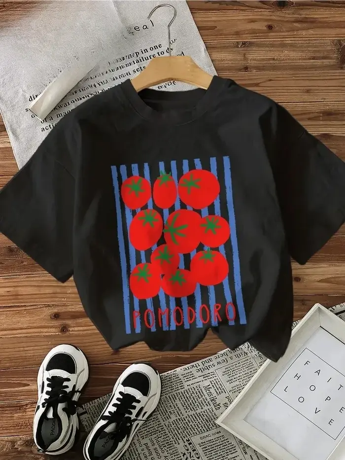 T-shirt décontracté d'été pour femme