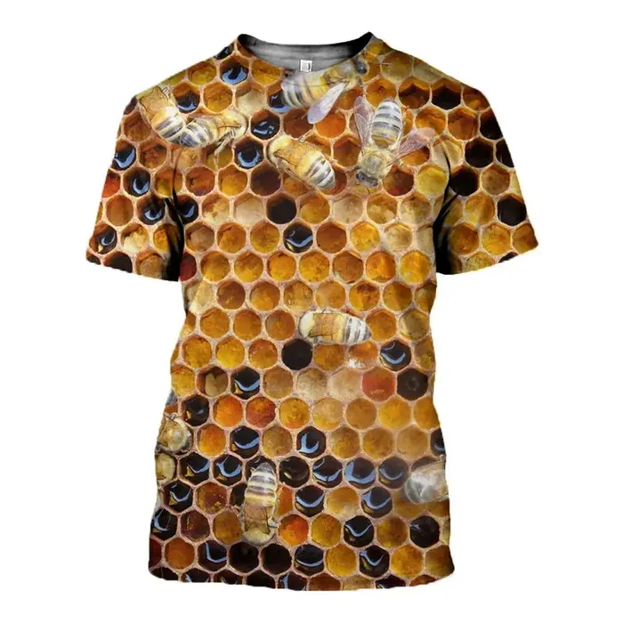 T-shirt graphique à imprimé 3D pour hommes et femmes