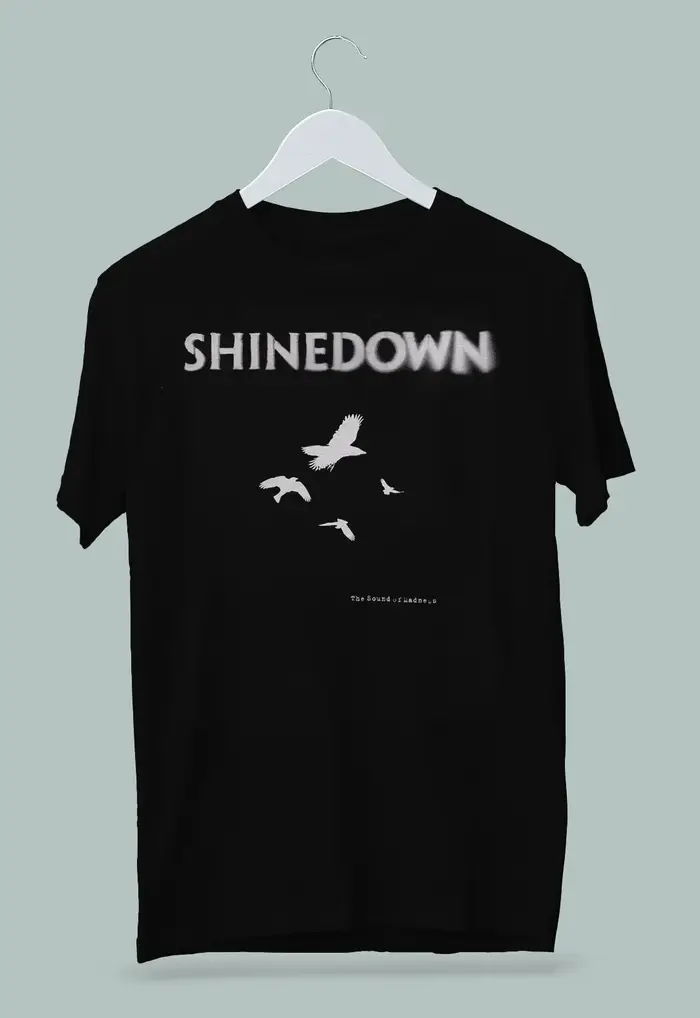 T-shirt de l'album « The Sound of Madness » du groupe Shinedown