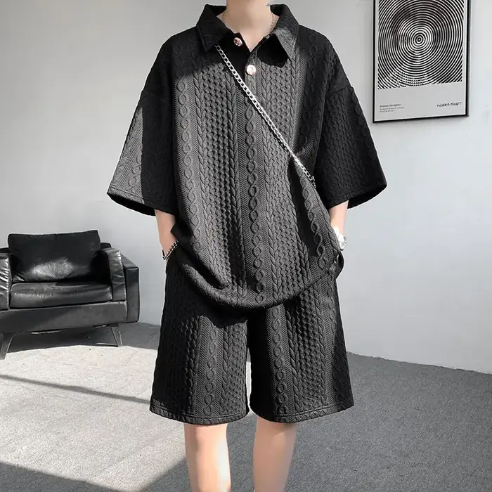 Ensemble polo et short de sport pour homme