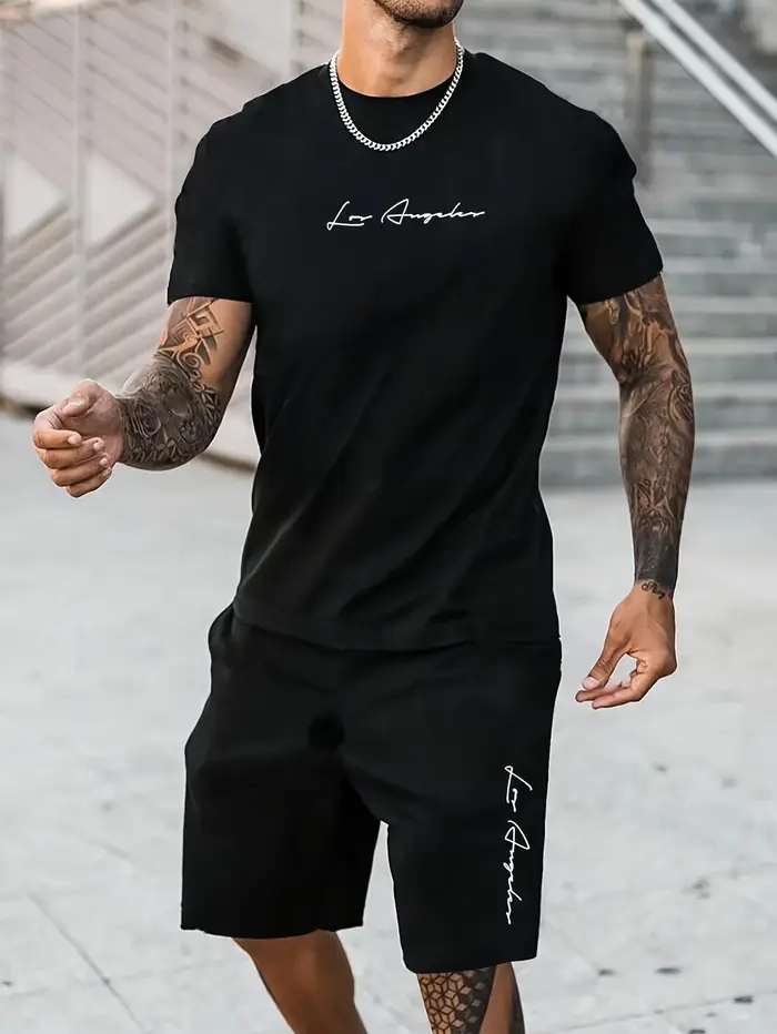 Ensemble de t-shirts respirants pour hommes