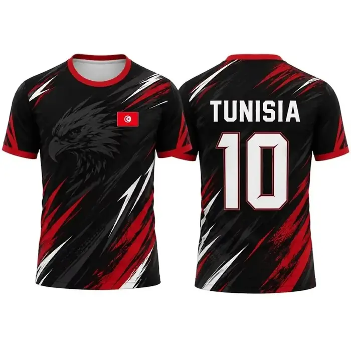 Maillot imprimé drapeau tunisien 2026
