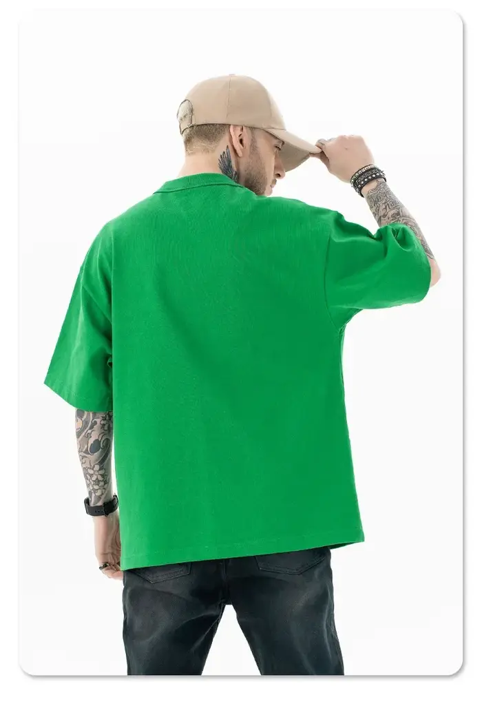 T-Shirt à manches courtes minimaliste de luxe pour hommes 2025 100% coton