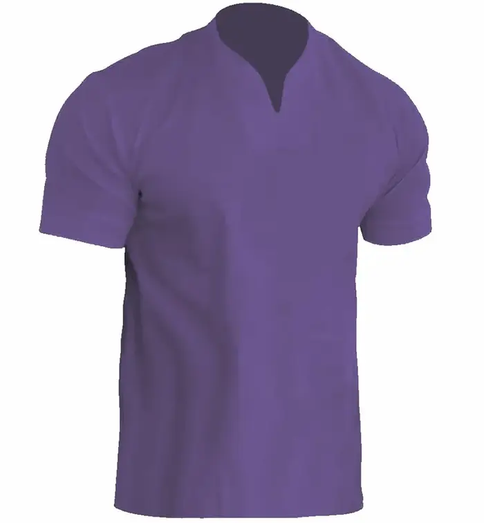 T-shirt homme 2026 décontracté fitness sport coton élastique avec poche manches courtes été col en V
