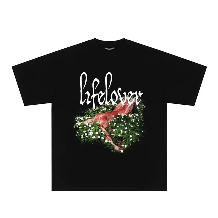 T-shirt Lifelover Surrounding - Groupe suédois de black metal dépressif, manches courtes, pur coton,