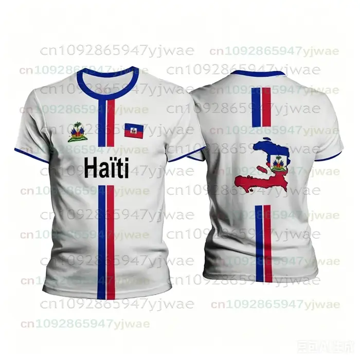 T-shirts de football Haïti pour hommes