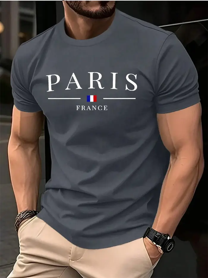 T-shirt en coton pur pour homme et femme