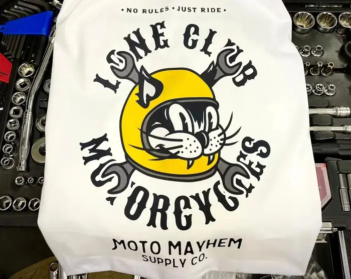 Nouveau solitaire moto Club vélo hommes et femmes coton T-Shirt mode grande taille haut décontracté