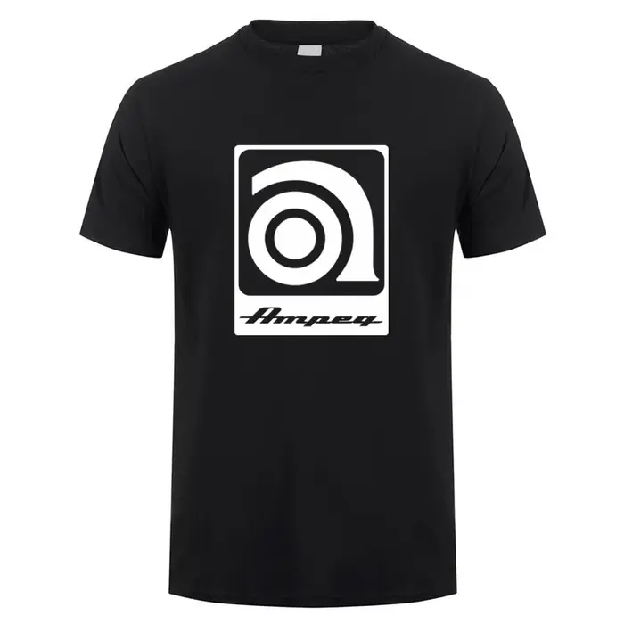 Ampeg musique Logo t-shirt hommes coton été à manches courtes drôle hauts