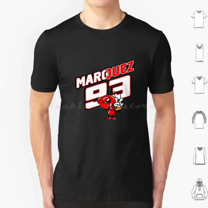 Ant le t-shirt hommes femmes enfants 6xl monde De Marc De bébé 93 Dovizioso sport moto course course