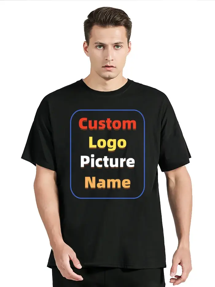 Photo personnalisée T-Shirt cadeau personnalisé hommes